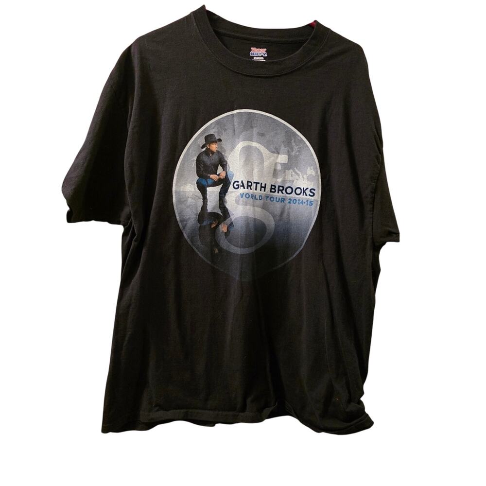 Garth Brooks 2014-2015 World Tour T-Shirt Mens Size XL Country Music Hanes Beefy